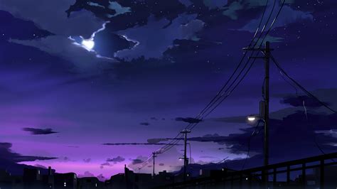 anime night wallpaper.